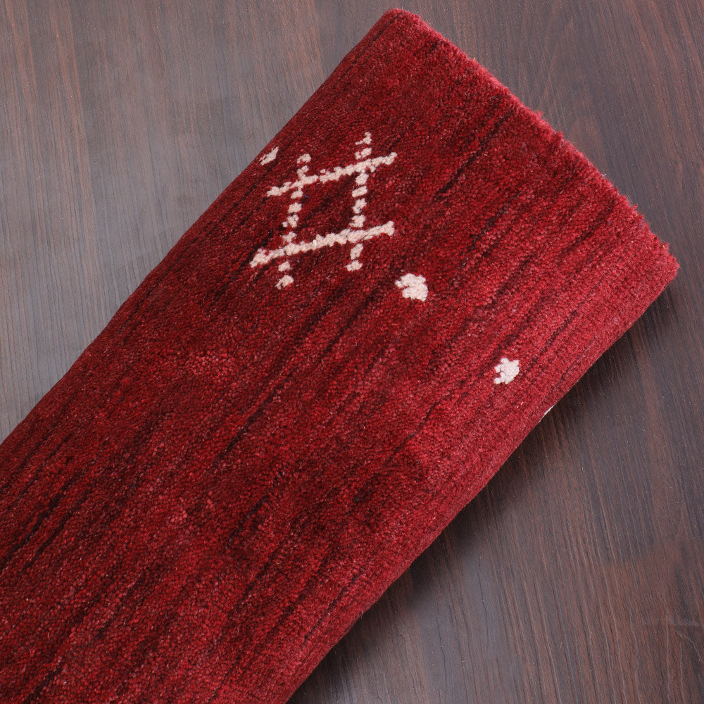 Eila Hand Knotted Wool Area Rug