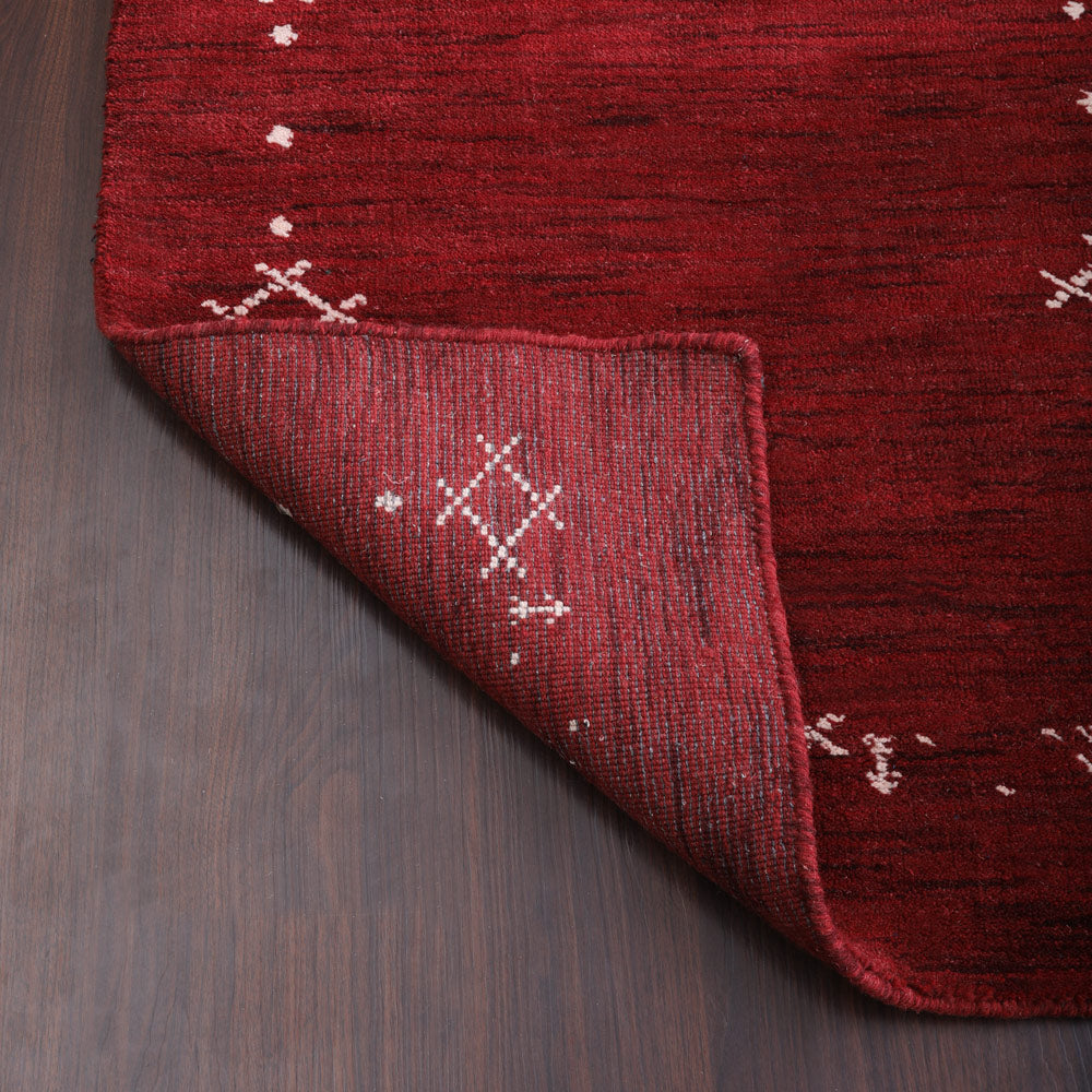 Eila Hand Knotted Wool Area Rug