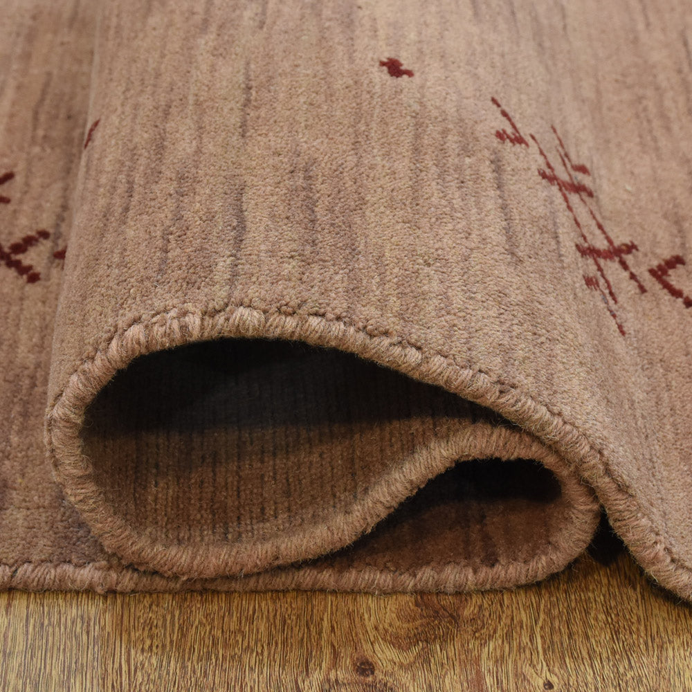 Eila Hand Knotted Wool Area Rug