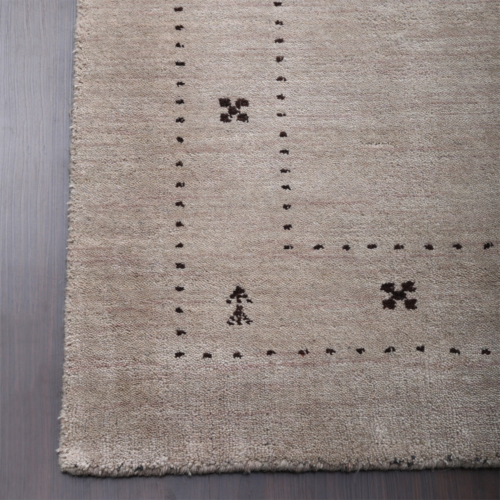 Ollie Hand Knotted Wool Rug