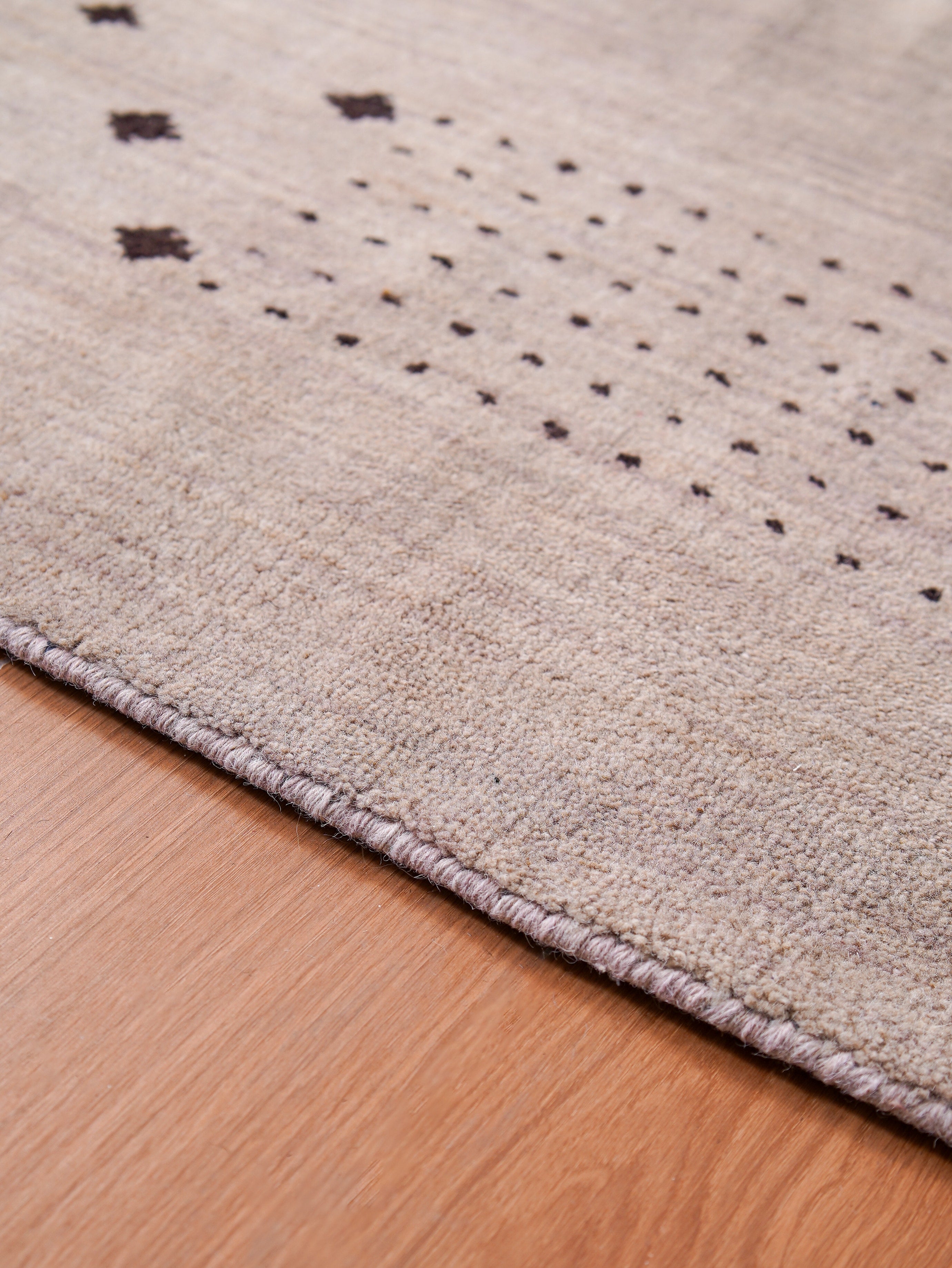 Teal Hand Knotted Wool Rug