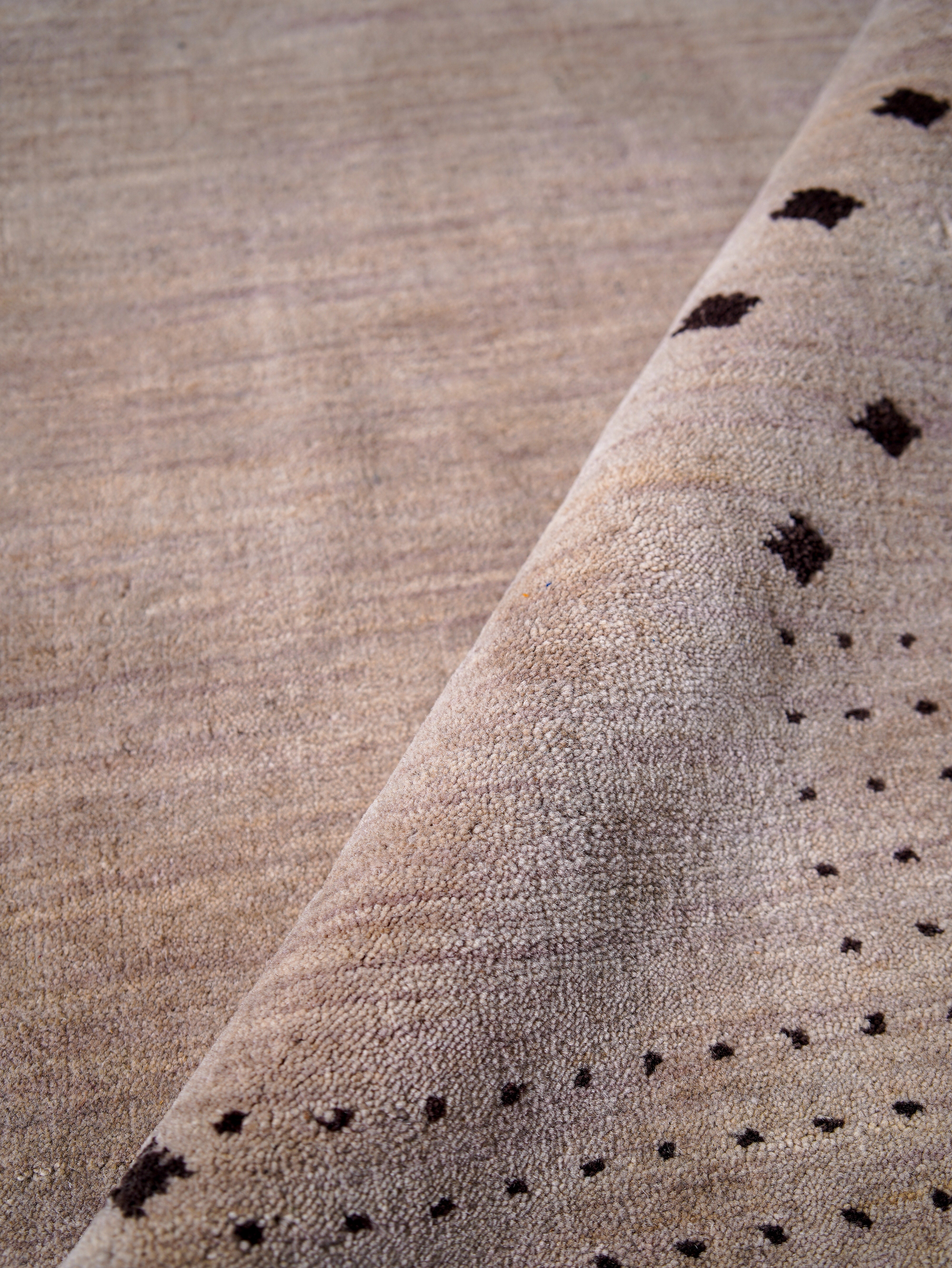 Teal Hand Knotted Wool Rug