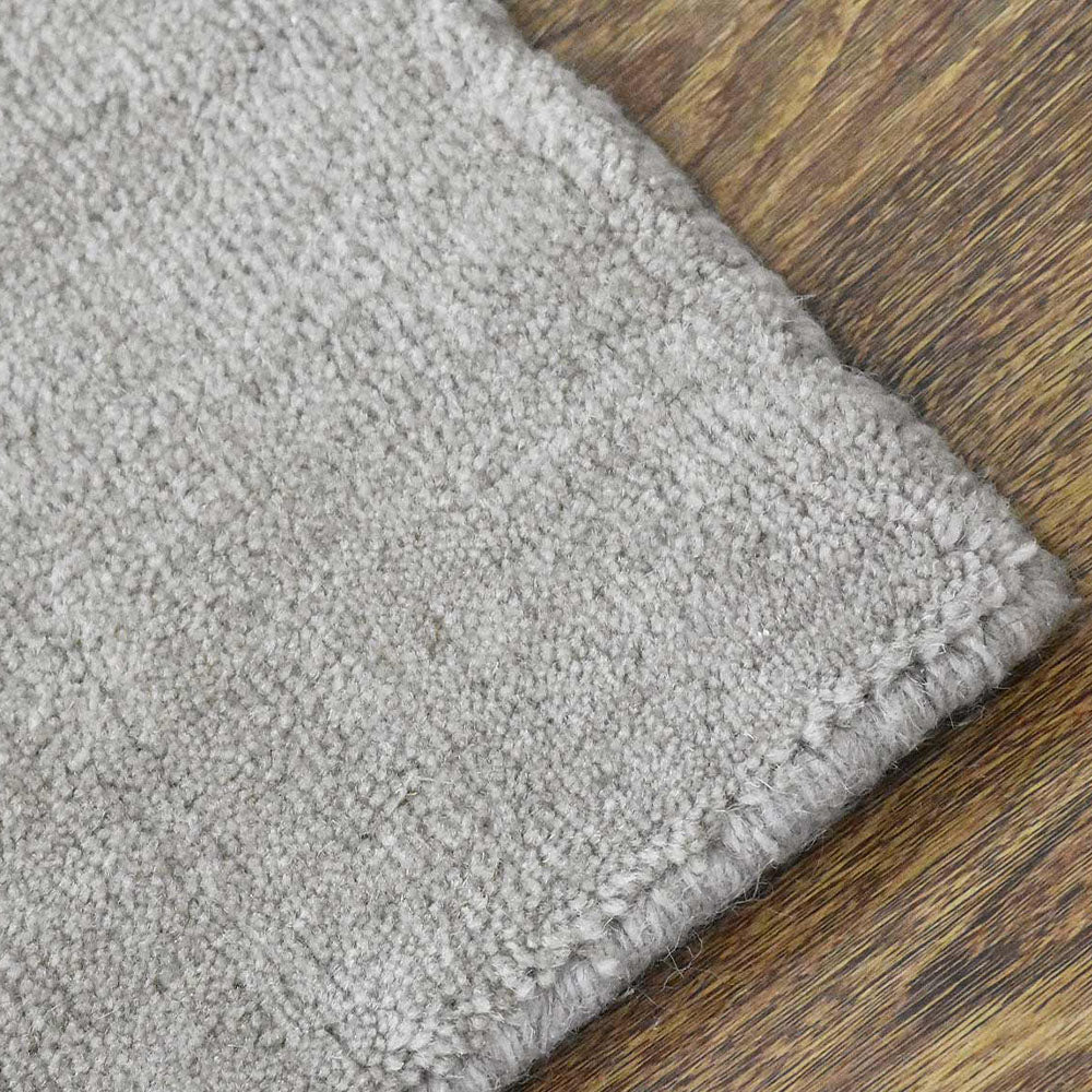 Teal Hand Knotted Wool Rug