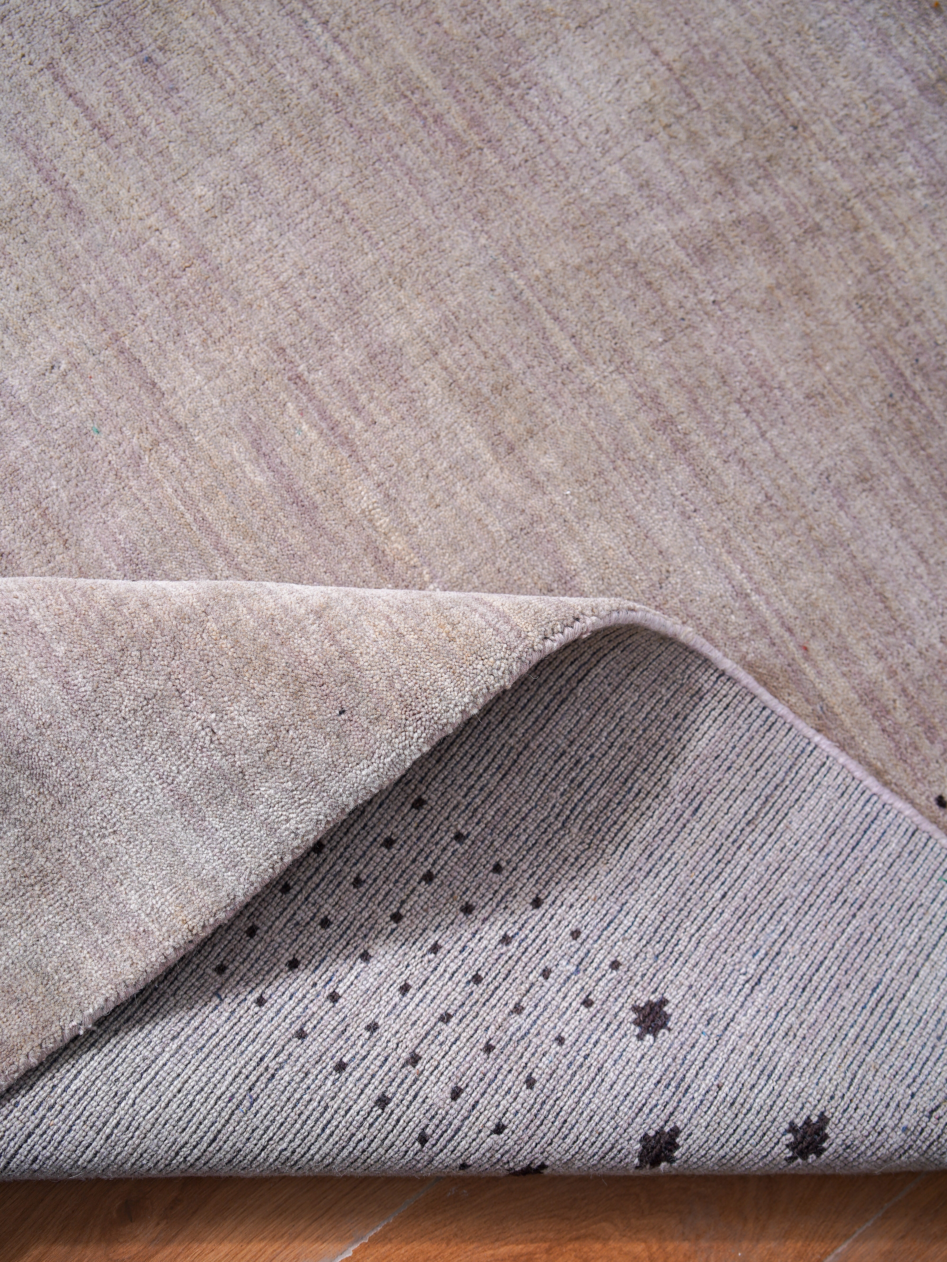 Teal Hand Knotted Wool Rug