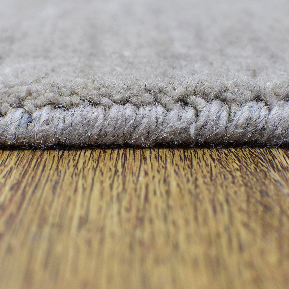 Teal Hand Knotted Wool Rug