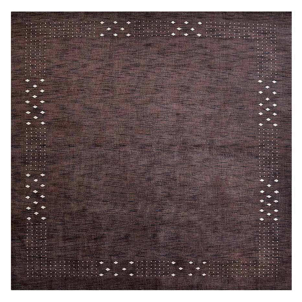 Teal Hand Knotted Wool Rug