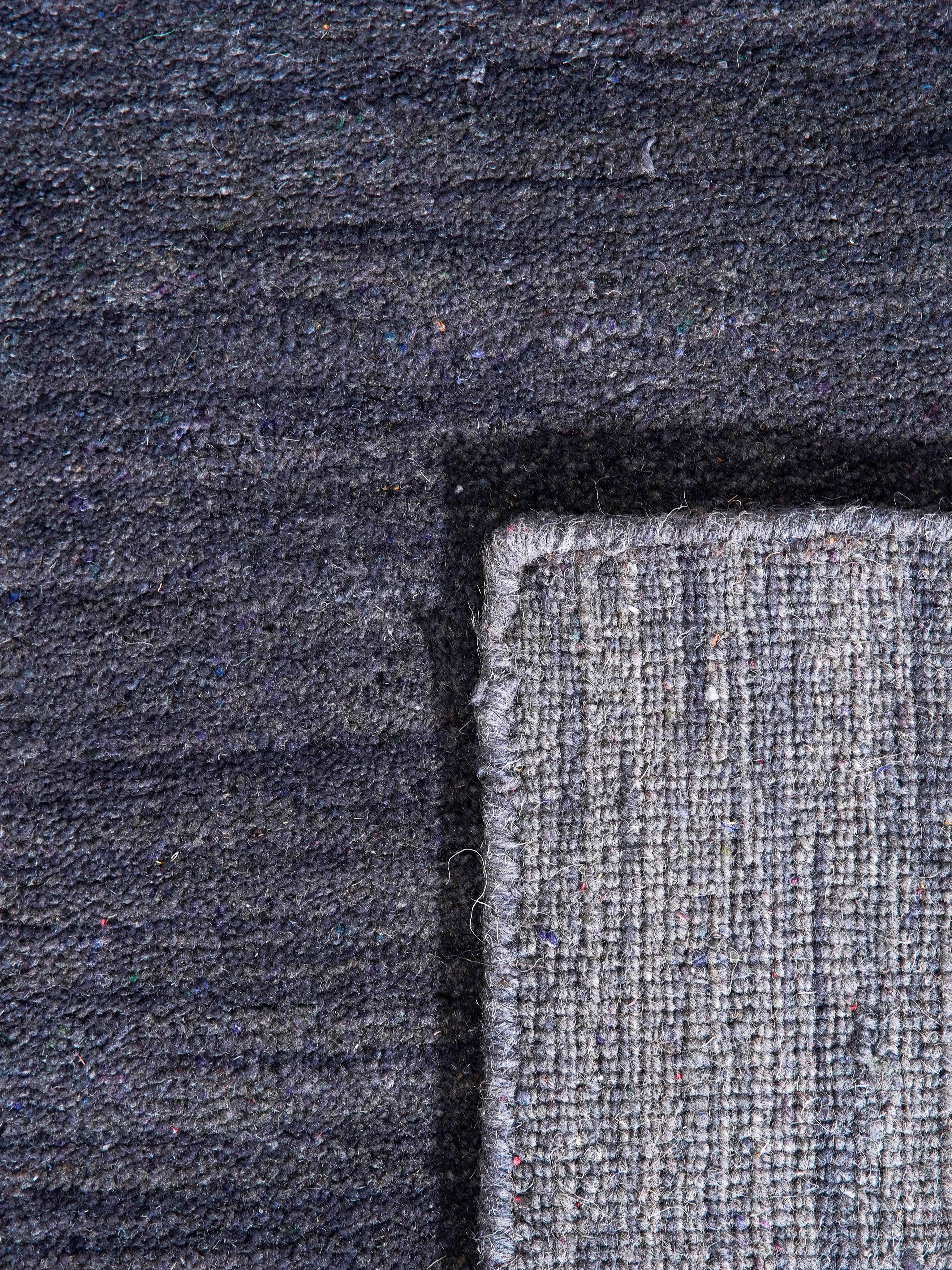 Teal Hand Knotted Wool Rug