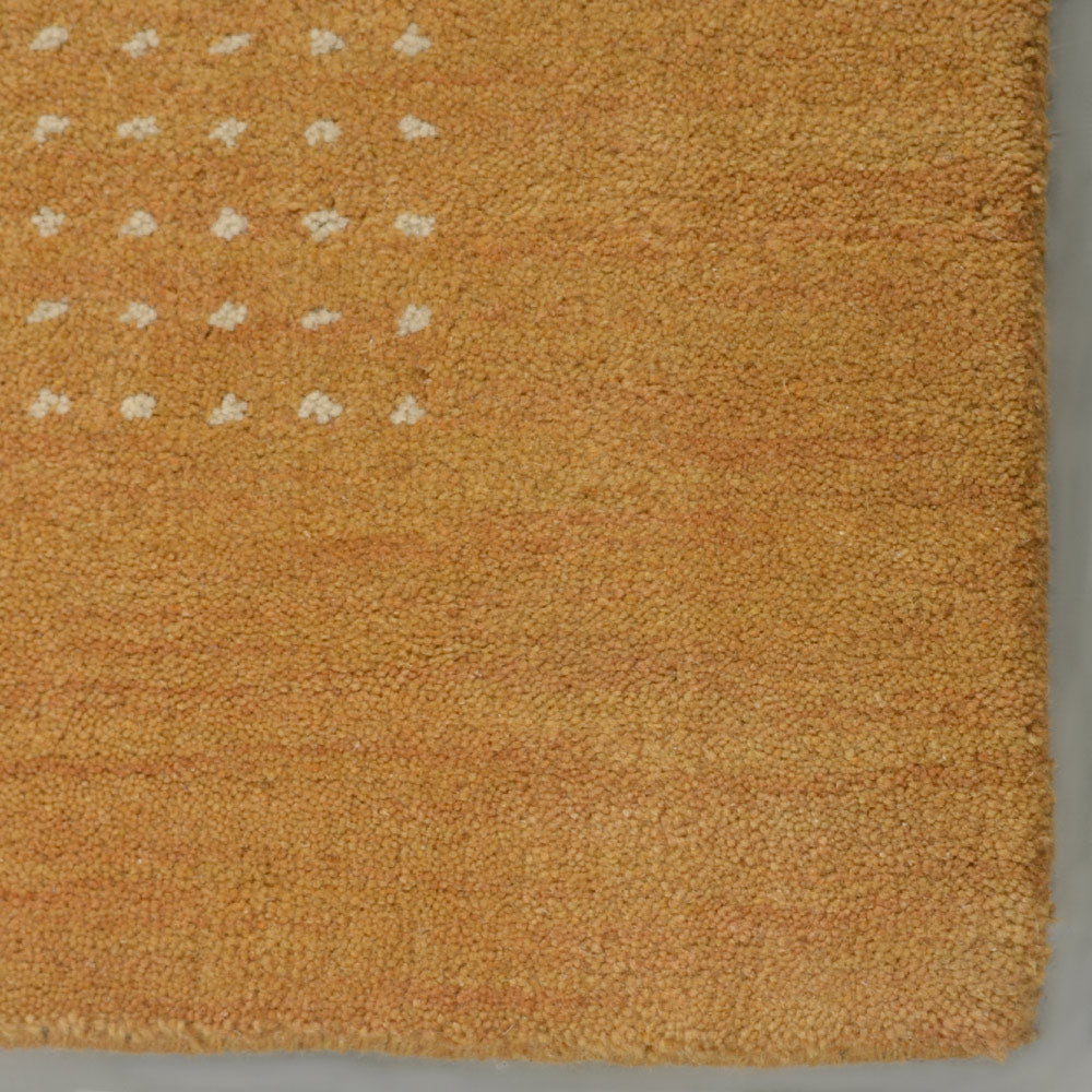 Teal Hand Knotted Wool Rug