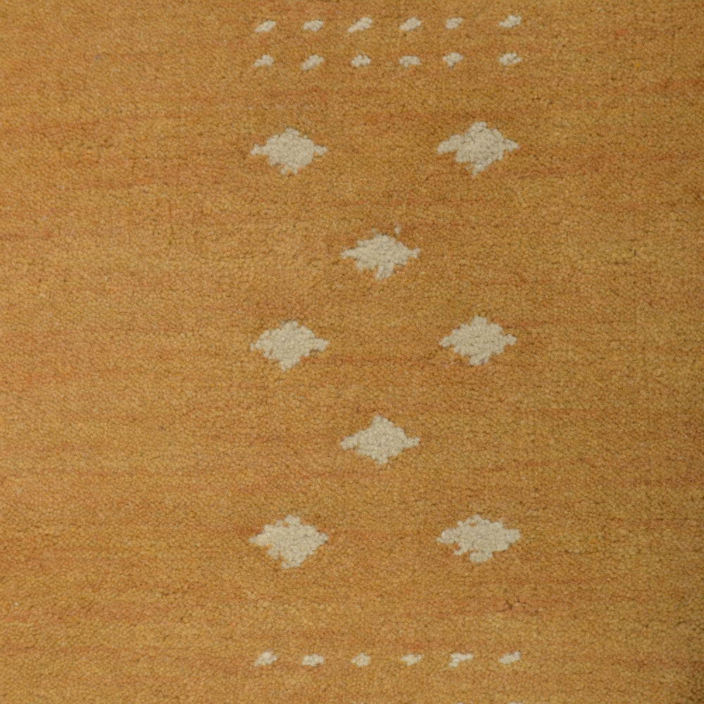 Teal Hand Knotted Wool Rug