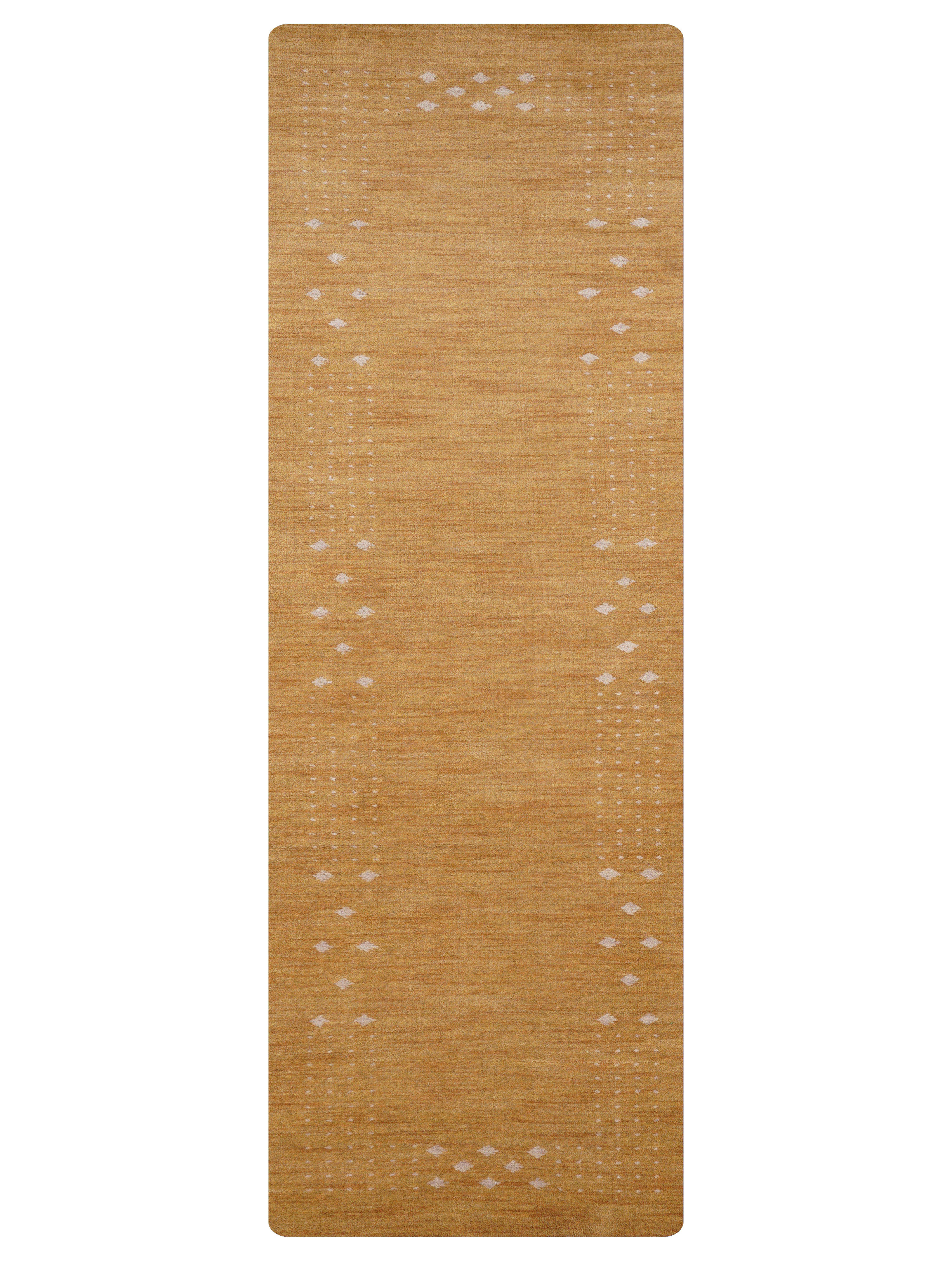 Teal Hand Knotted Wool Rug