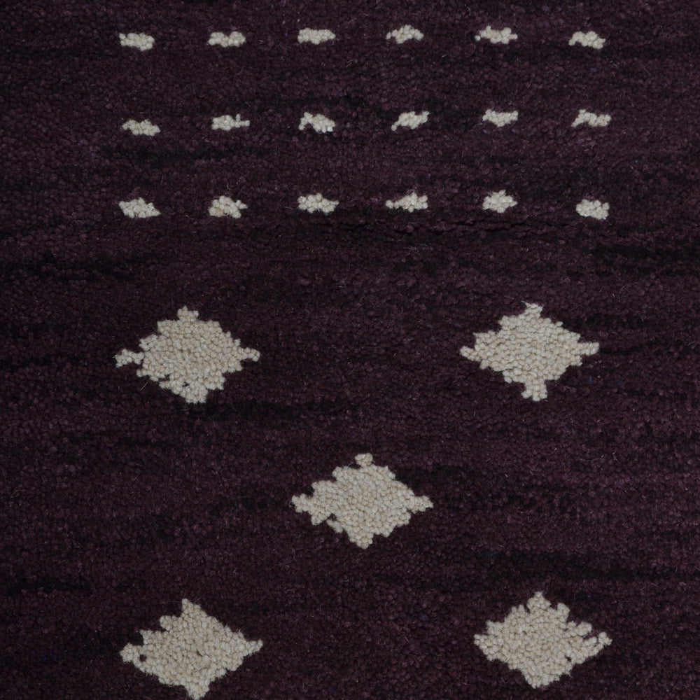 Teal Hand Knotted Wool Rug
