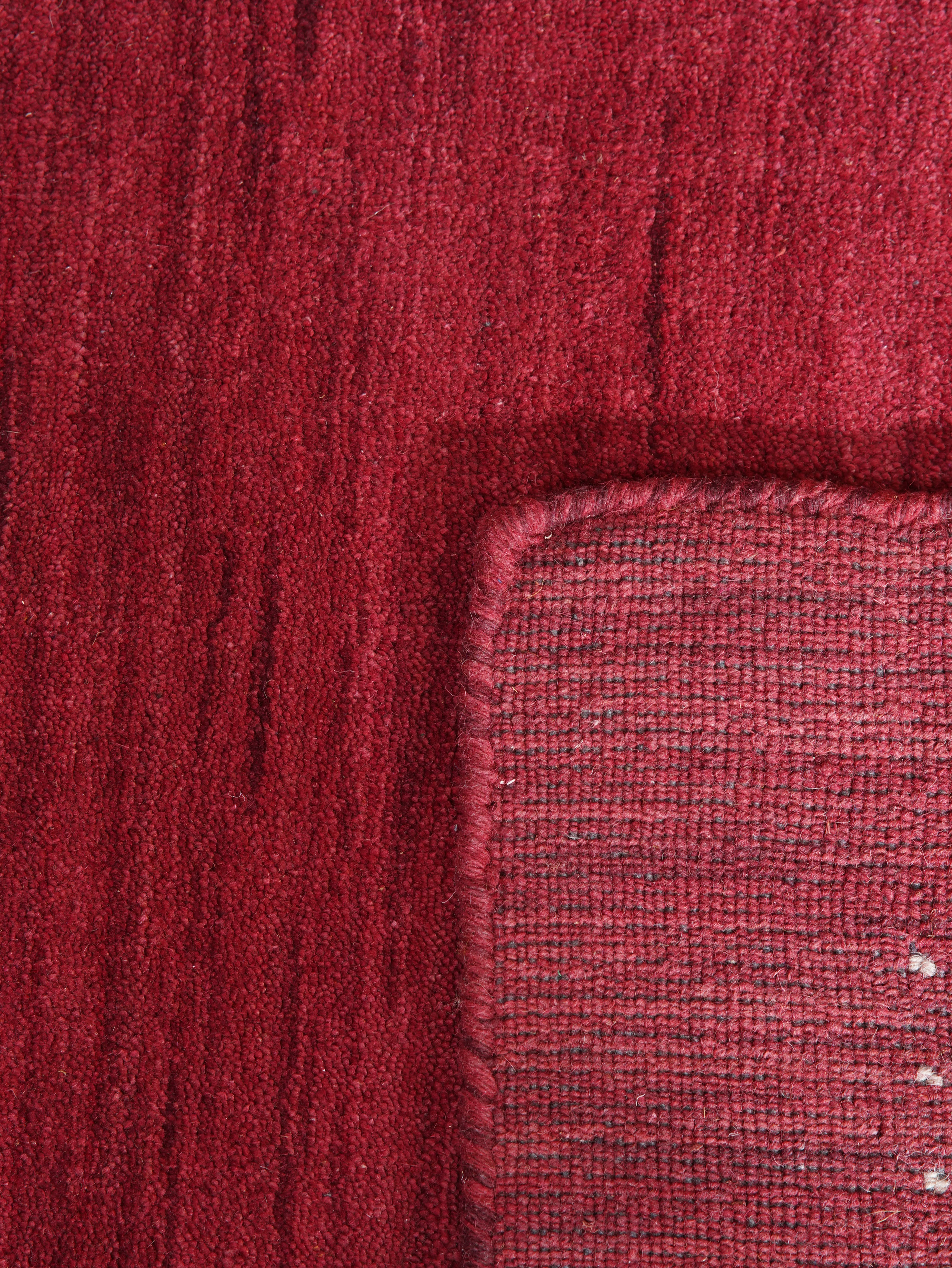 Teal Hand Knotted Wool Rug