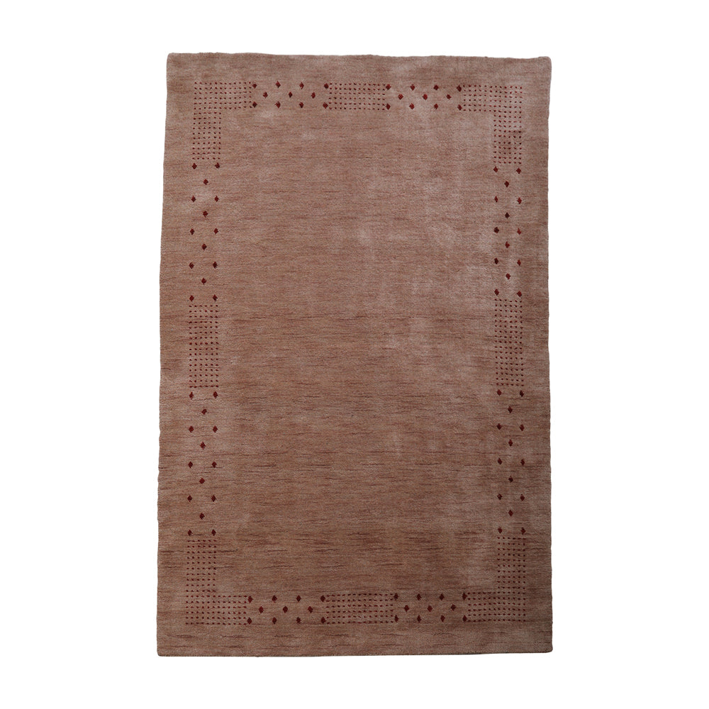 Teal Hand Knotted Wool Rug
