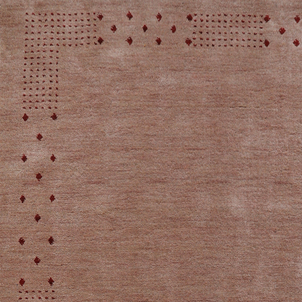 Teal Hand Knotted Wool Rug