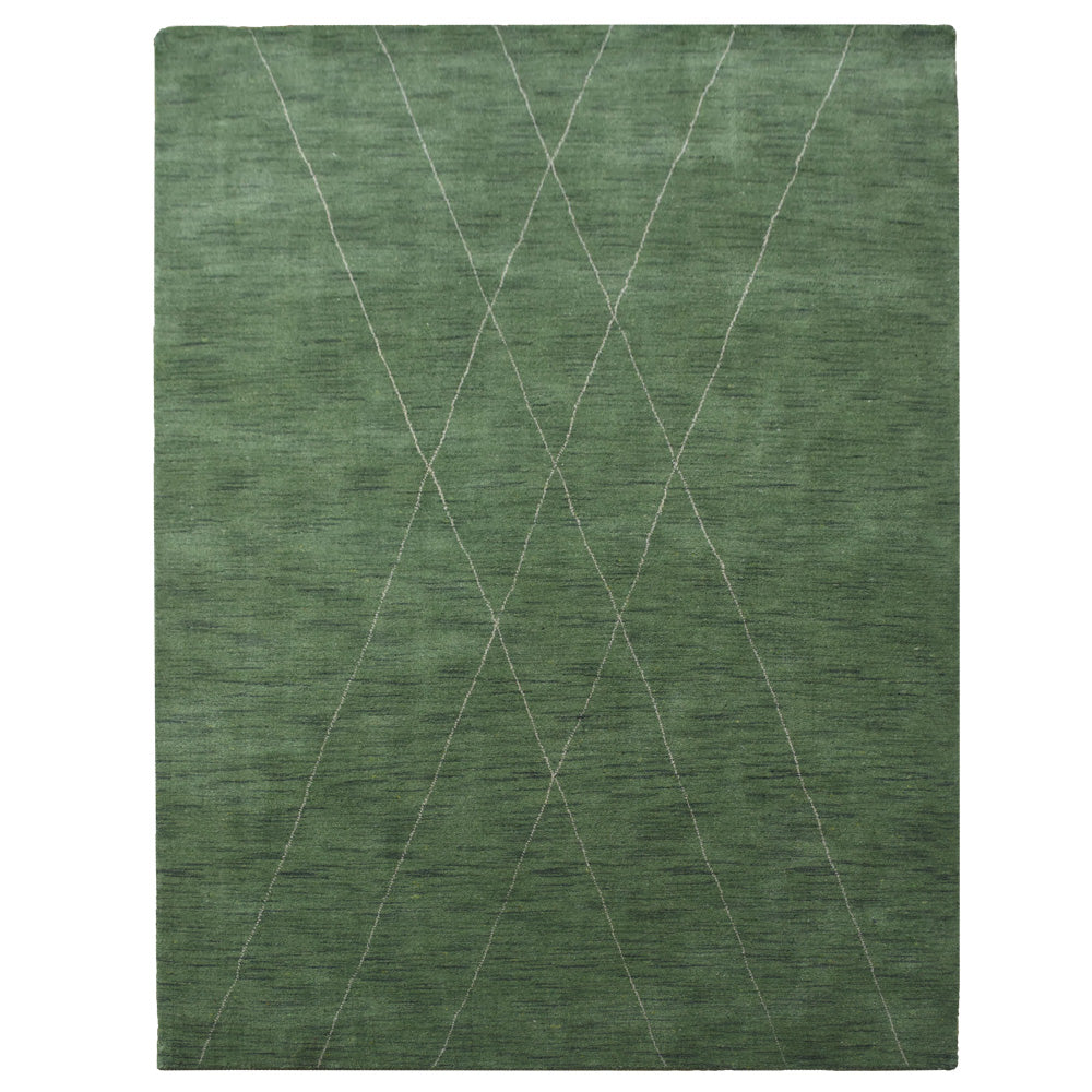 X Hand Knotted Wool Rug