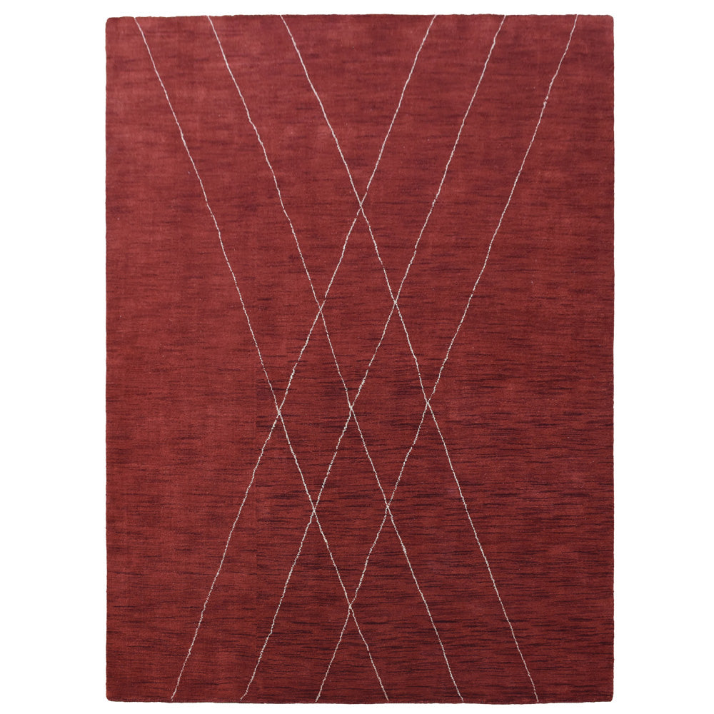 X Hand Knotted Wool Rug