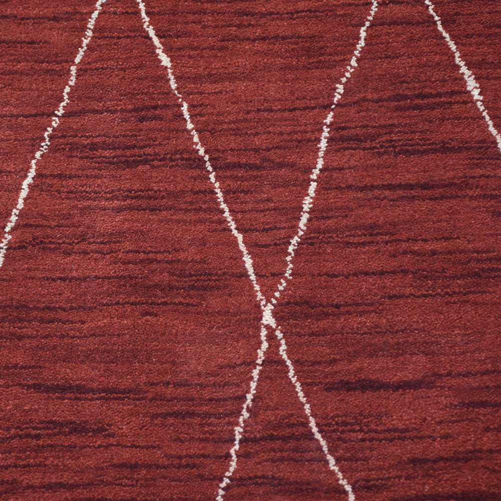 X Hand Knotted Wool Rug