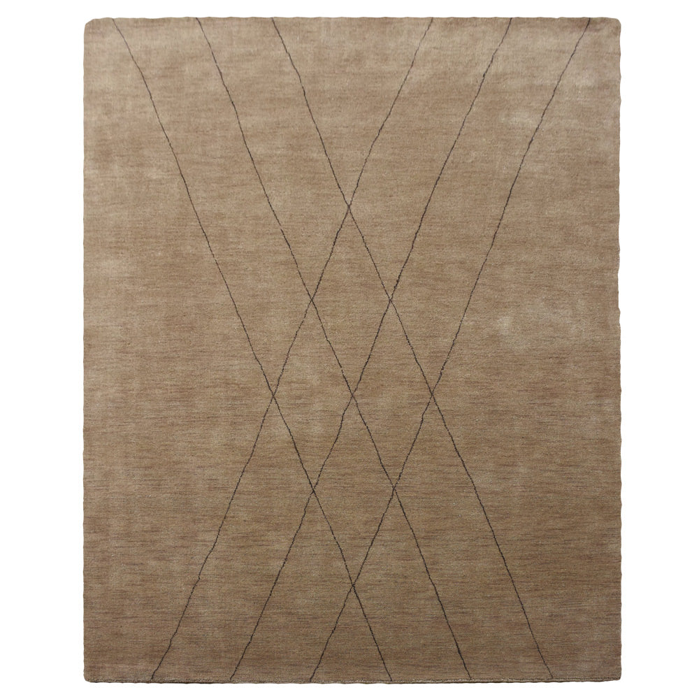 X Hand Knotted Wool Rug