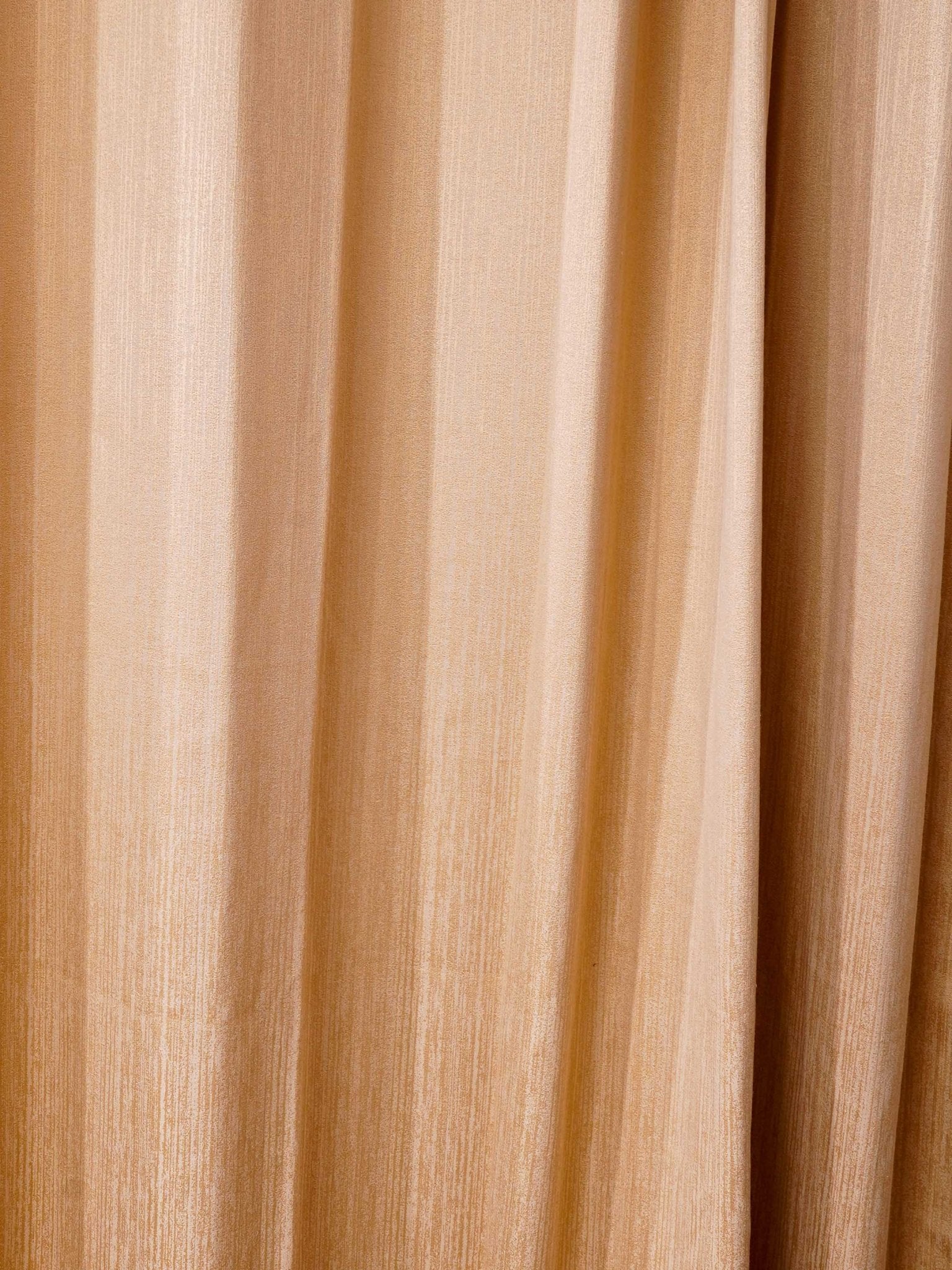 Light Gold Curtains - Poly Cotton Jacquard Fabric, Plain Solid Texture, Set of 2 Panels - BBH HOMES LLC