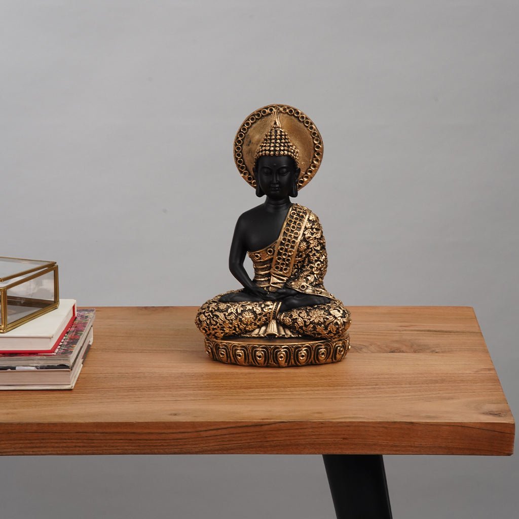 Lord Buddha Resin Figurine - BBH HOMES LLC