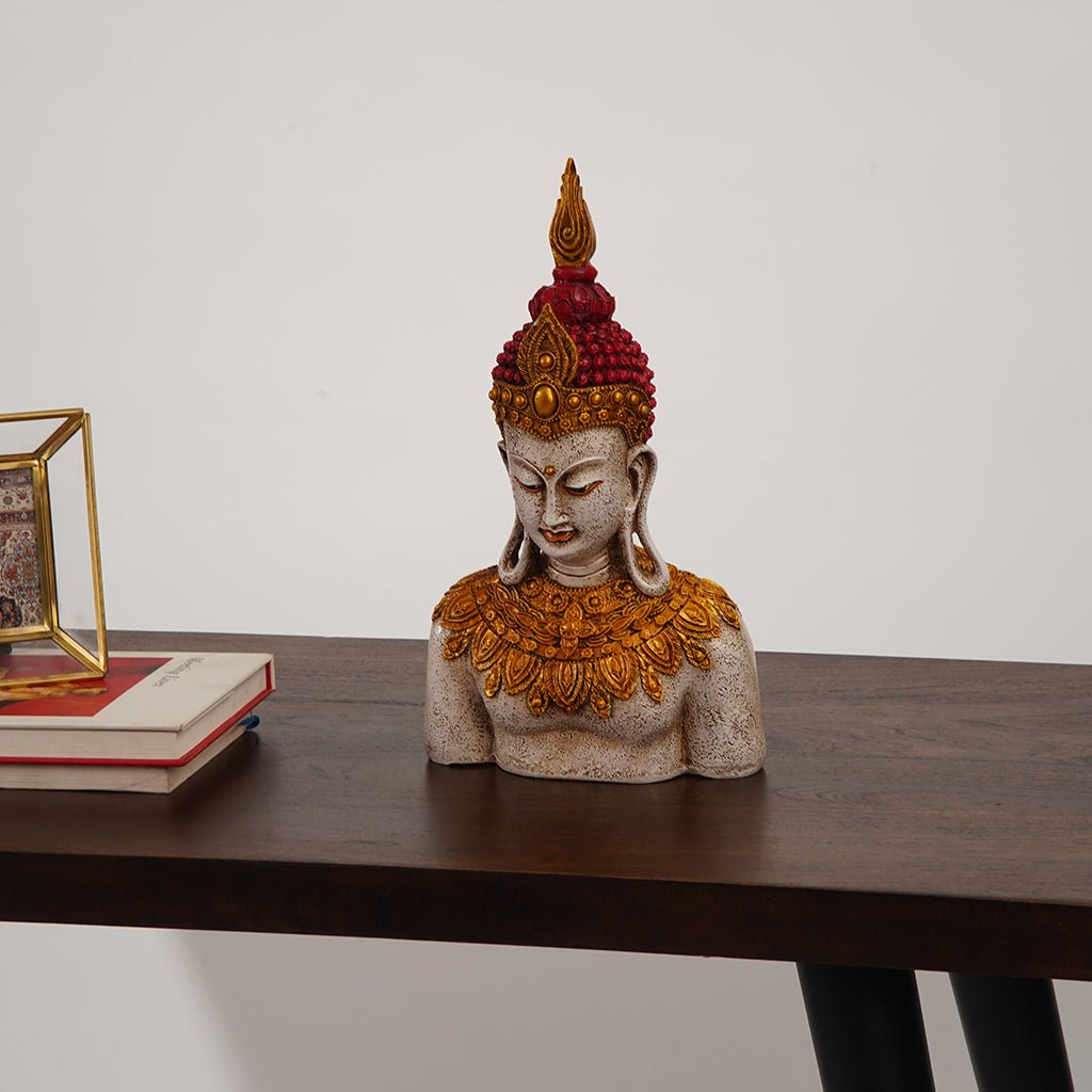 Lord Buddha Resin Figurine - BBH HOMES LLC
