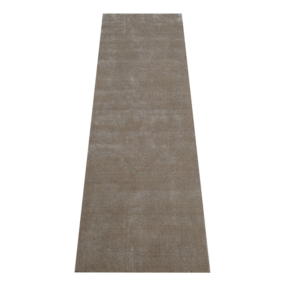 Solid Hand Knotted Silk Rug