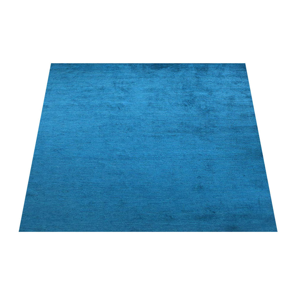 Solid Hand Knotted Silk Rug