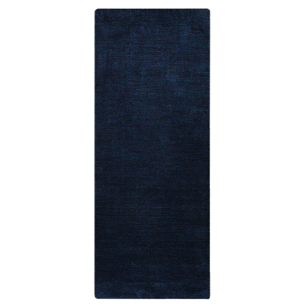 Solid Hand Knotted Silk Rug