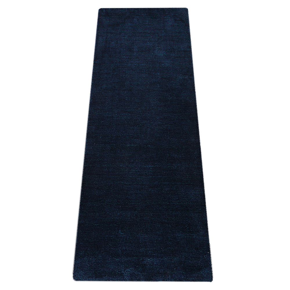 Solid Hand Knotted Silk Rug