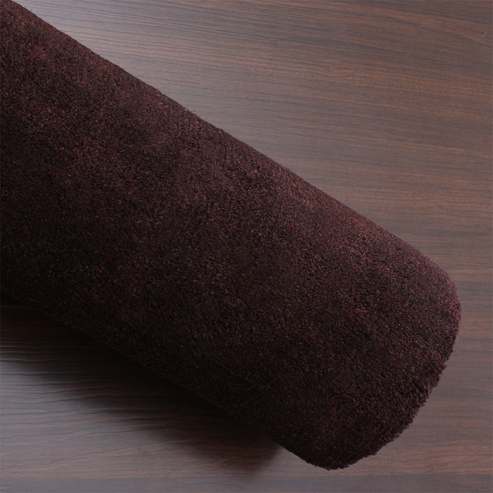 Solid Hand Knotted Silk Rug