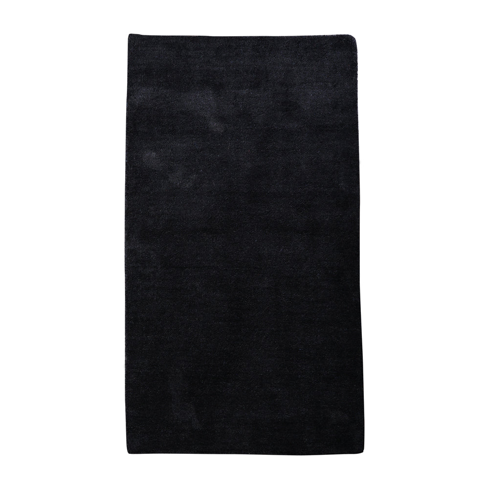 Solid Hand Knotted Silk Rug