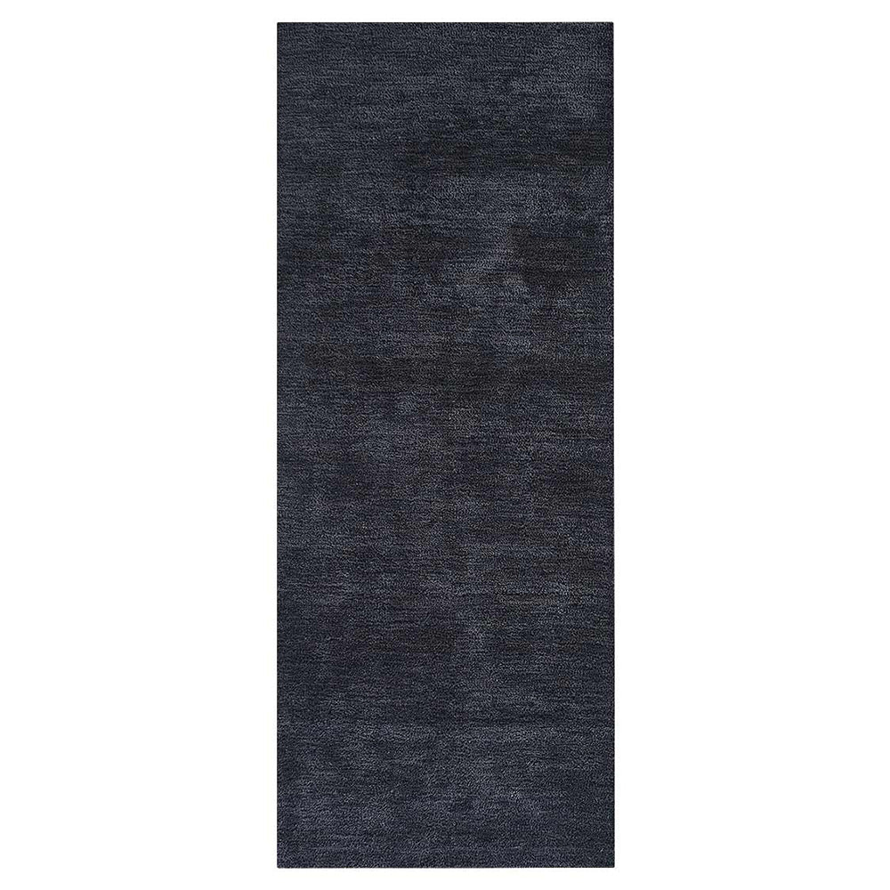 Solid Hand Knotted Silk Rug