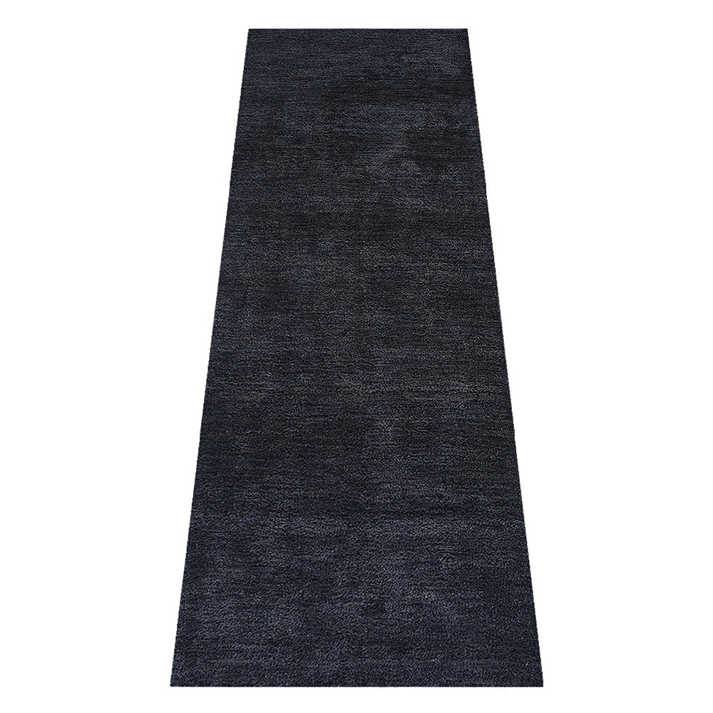 Solid Hand Knotted Silk Rug