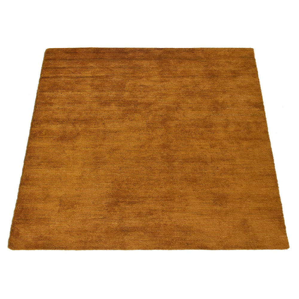 Solid Hand Knotted Silk Rug
