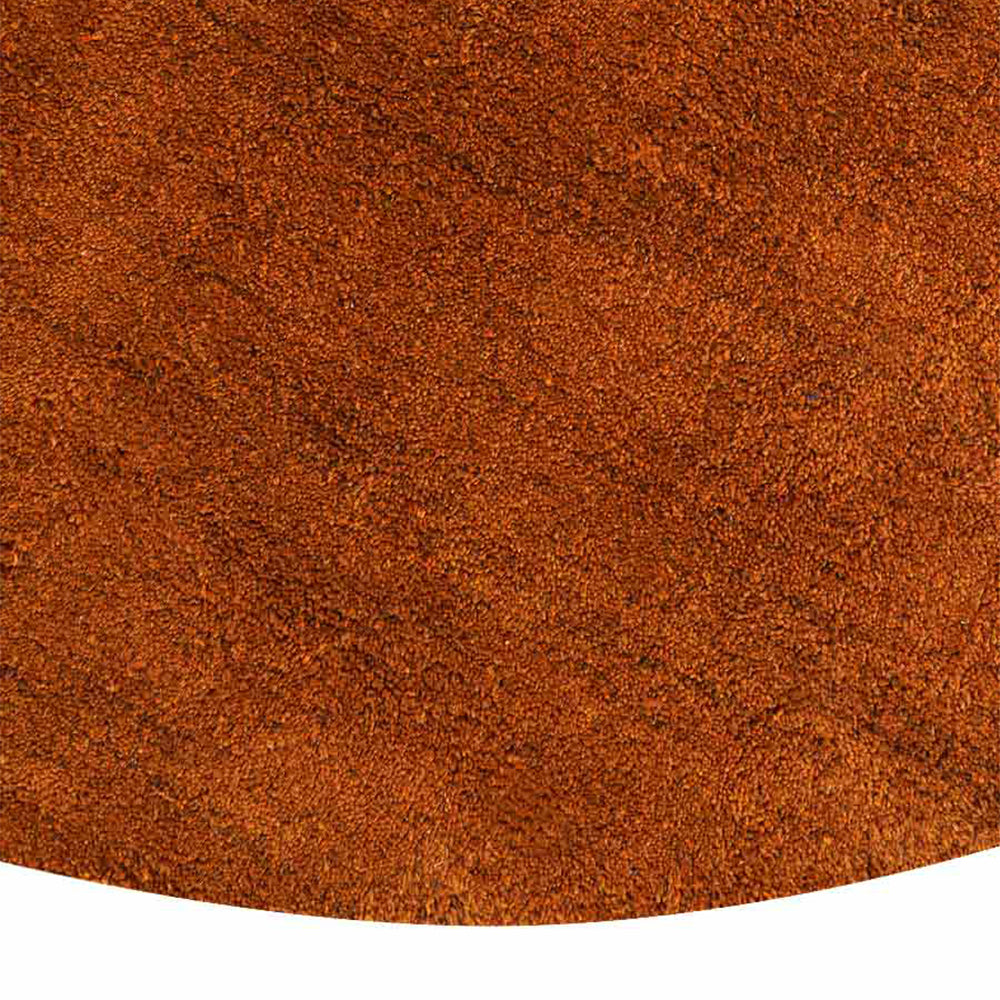 Solid Hand Knotted Silk Rug