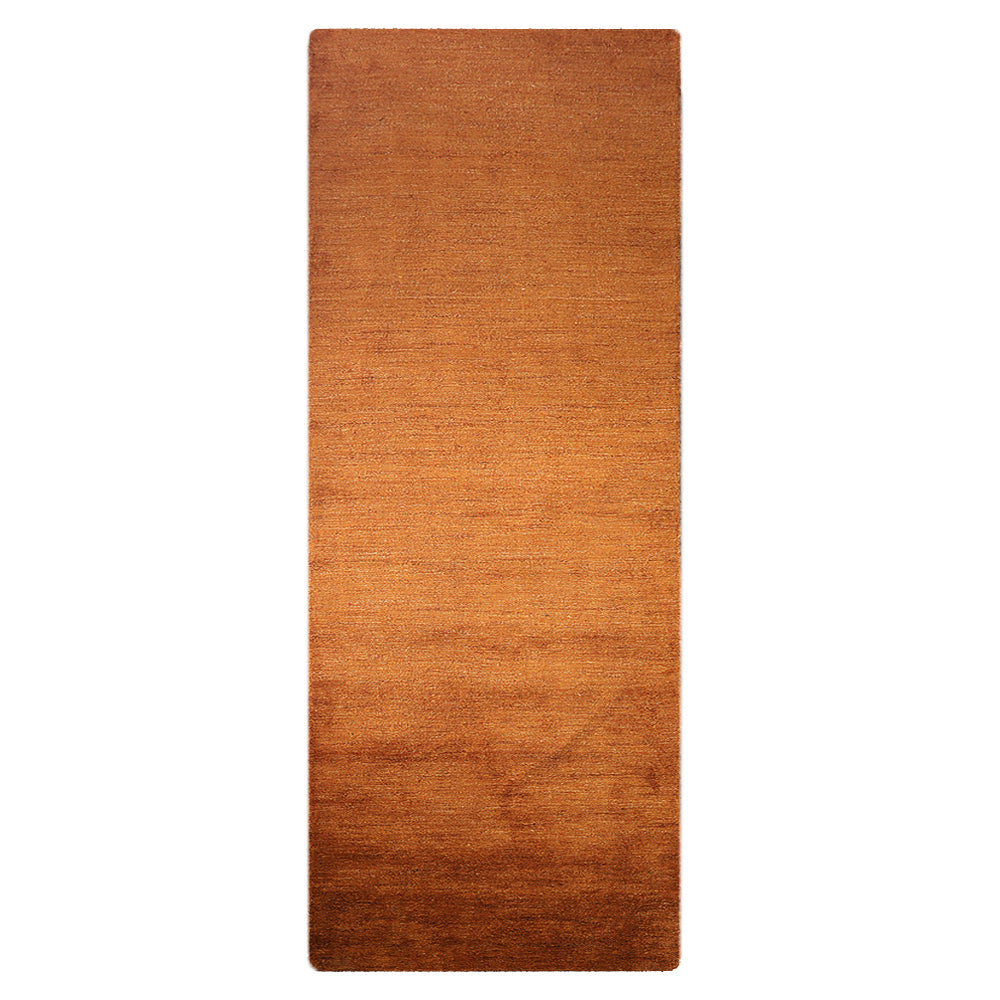 Solid Hand Knotted Silk Rug