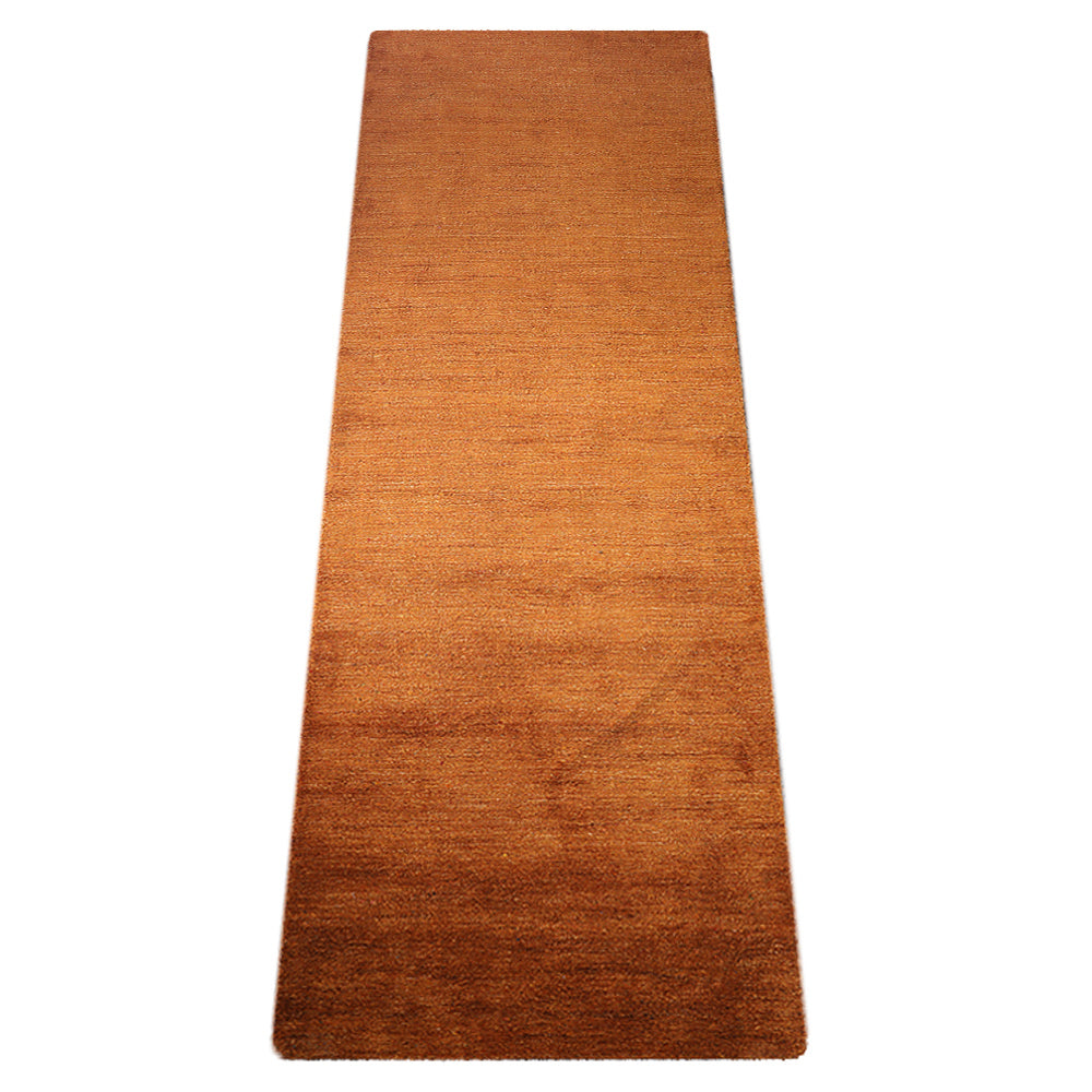 Solid Hand Knotted Silk Rug