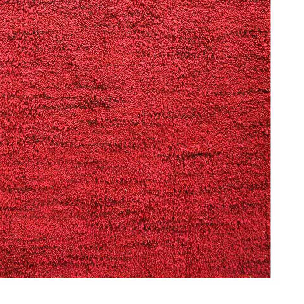 Solid Hand Knotted Silk Rug