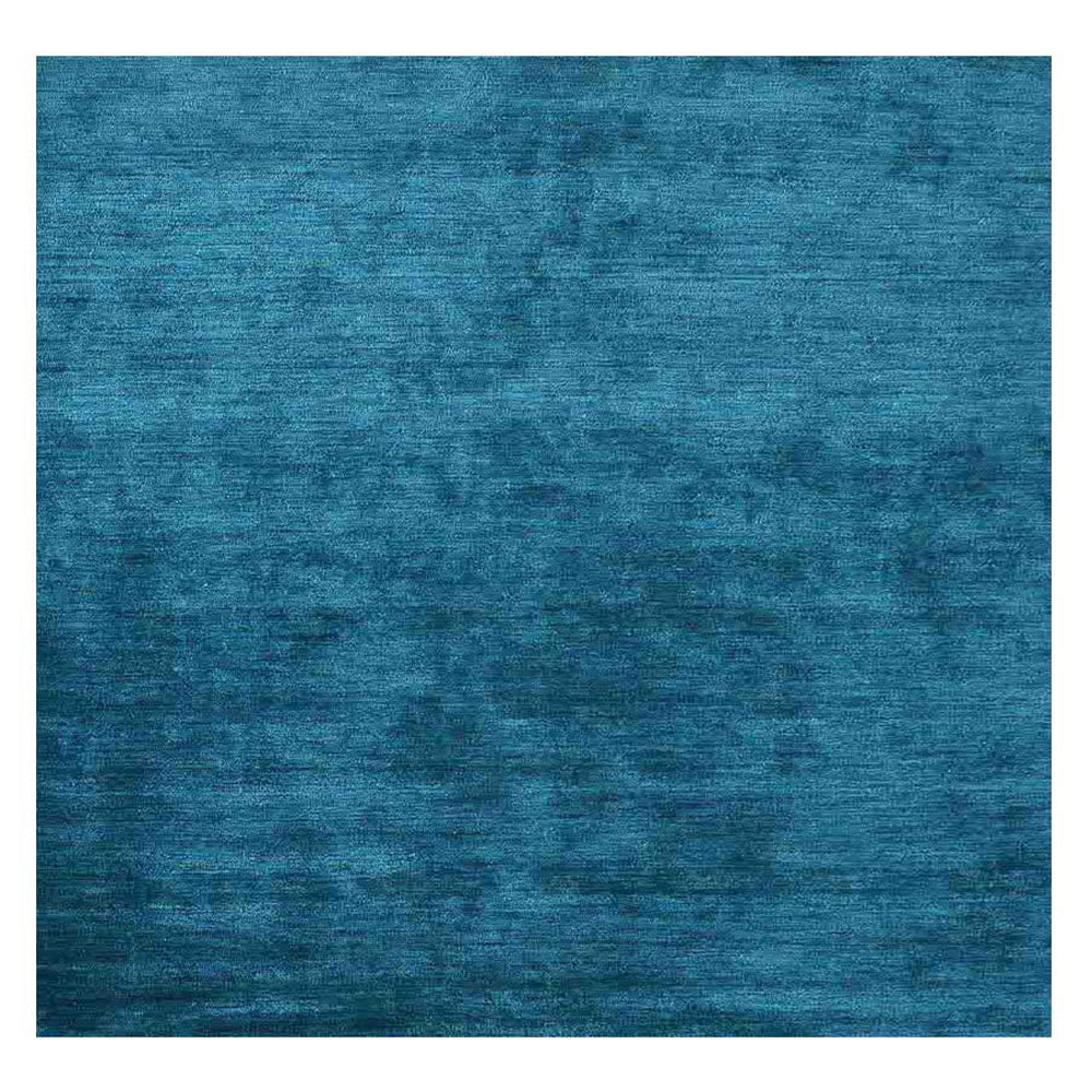 Solid Hand Knotted Silk Rug