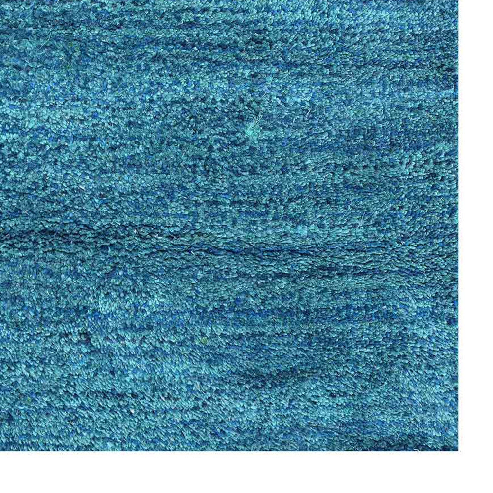 Solid Hand Knotted Silk Rug