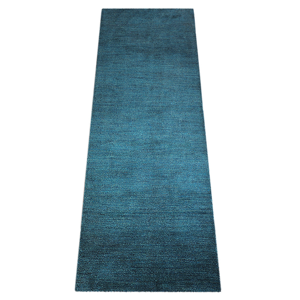 Solid Hand Knotted Silk Rug