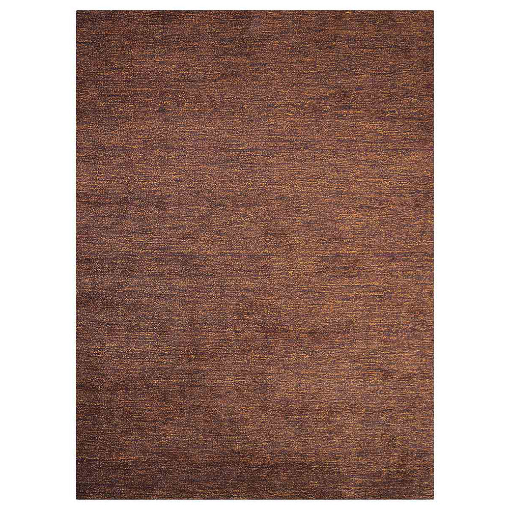Solid Hand Knotted Silk Rug