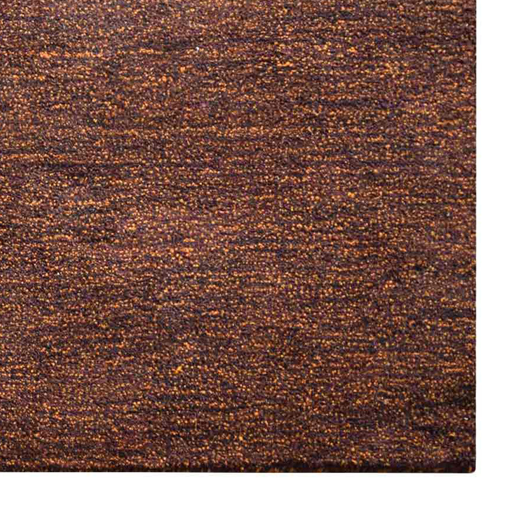 Solid Hand Knotted Silk Rug