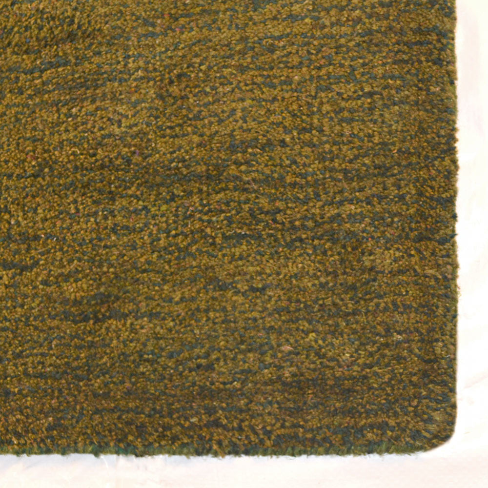 Solid Hand Knotted Silk Rug