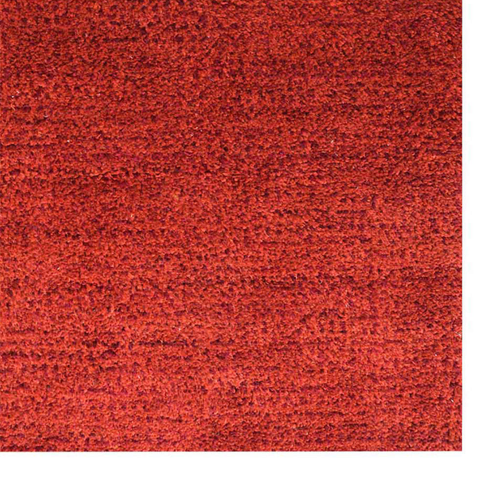 Solid Hand Knotted Silk Rug