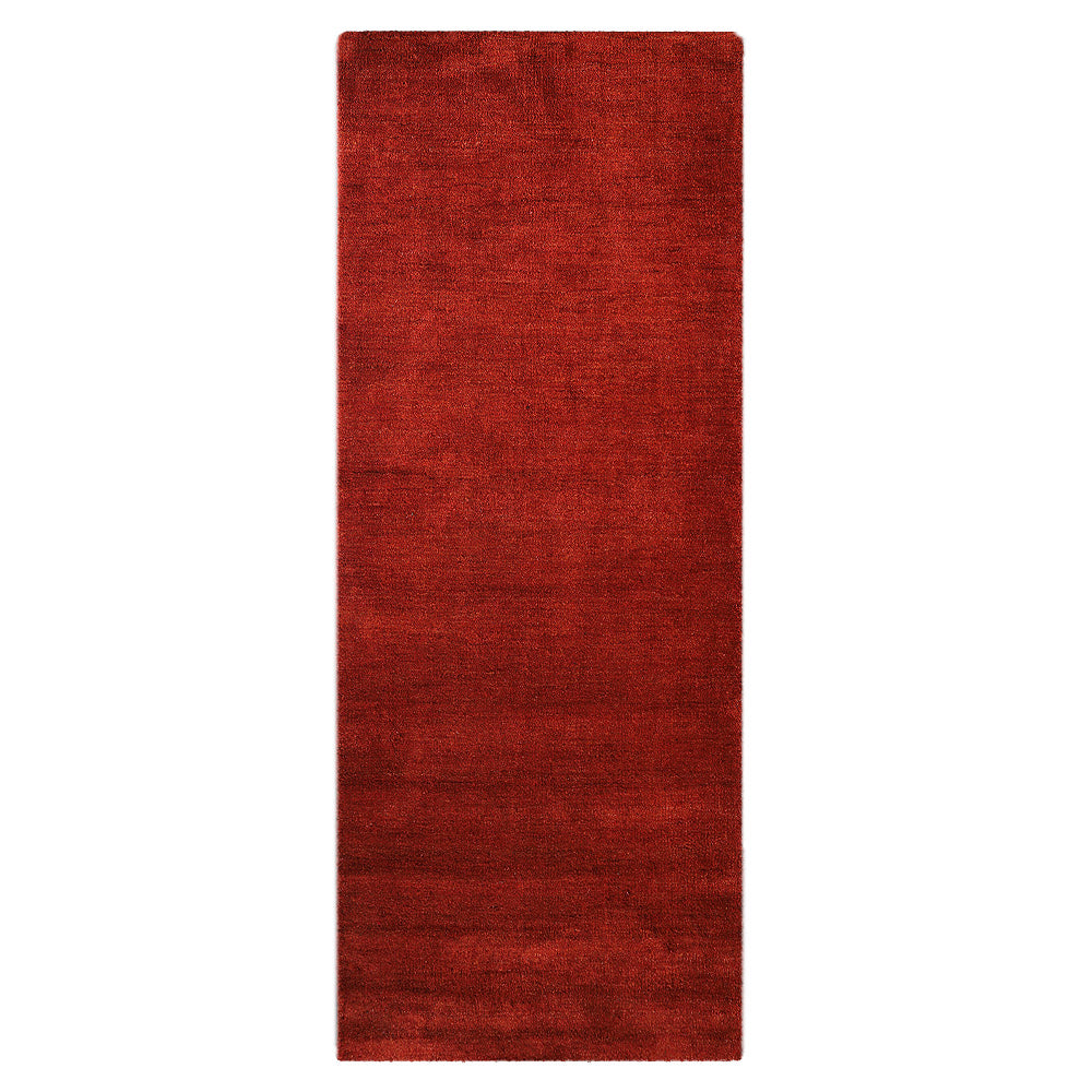 Solid Hand Knotted Silk Rug