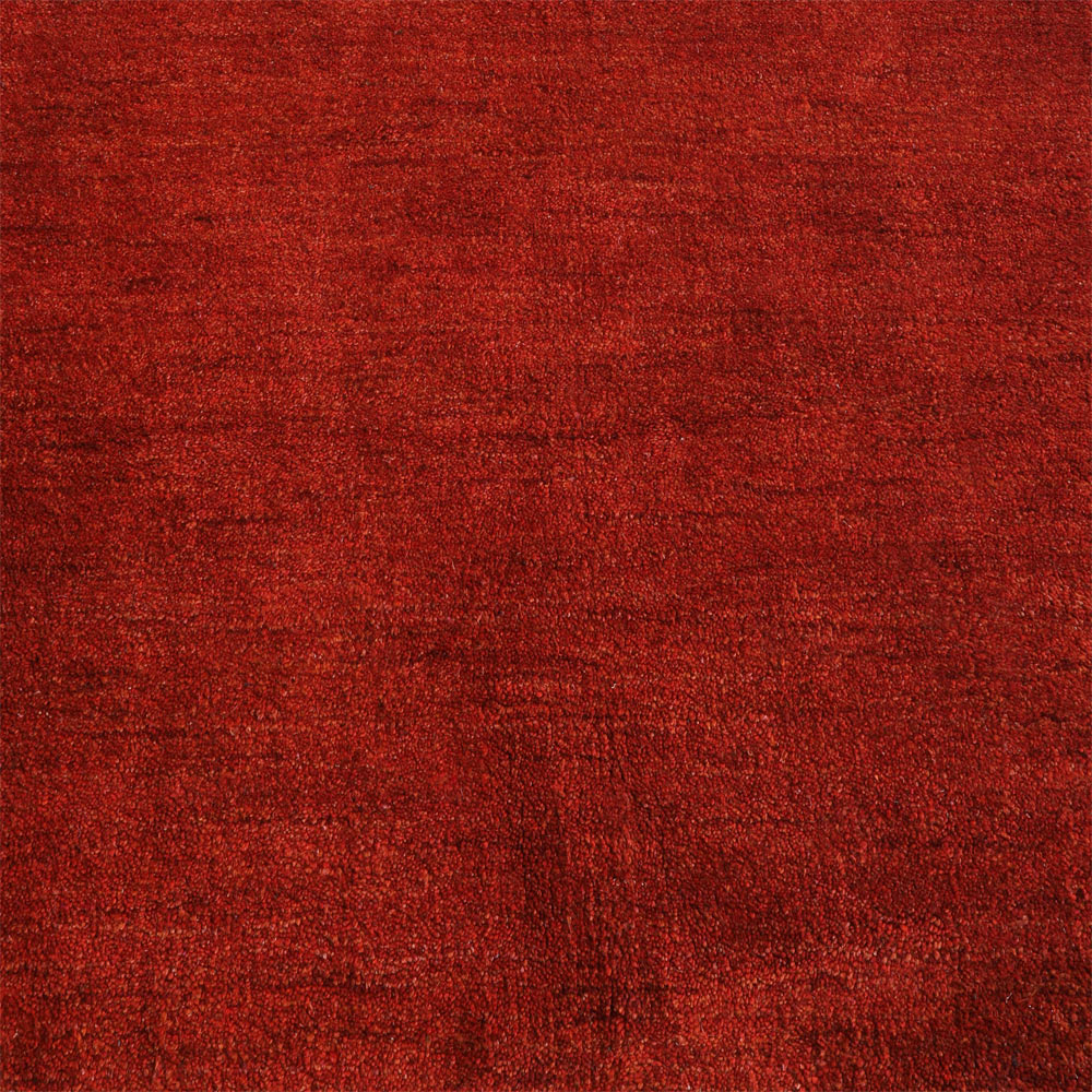 Solid Hand Knotted Silk Rug