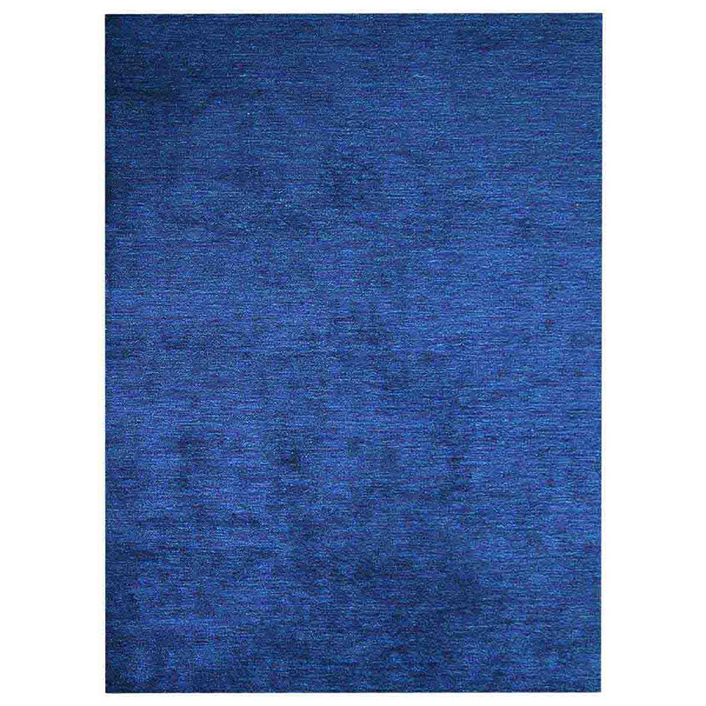 Solid Hand Knotted Silk Rug