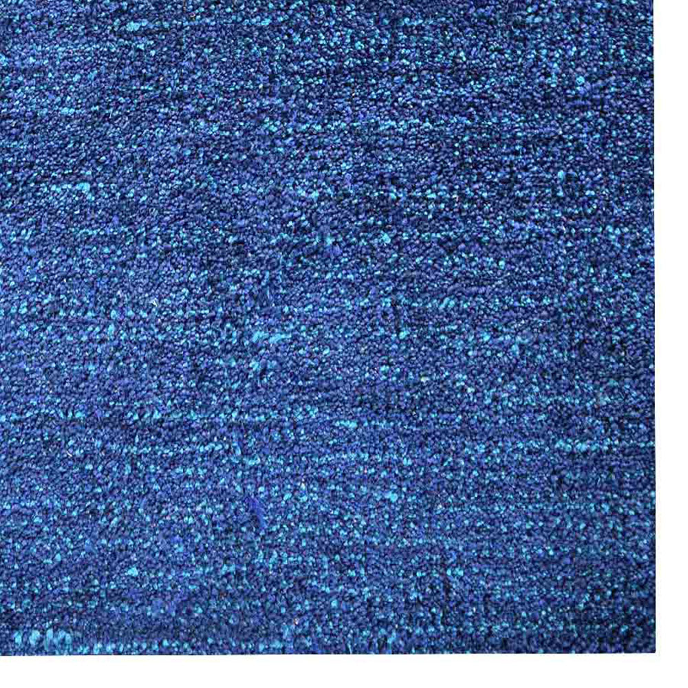 Solid Hand Knotted Silk Rug