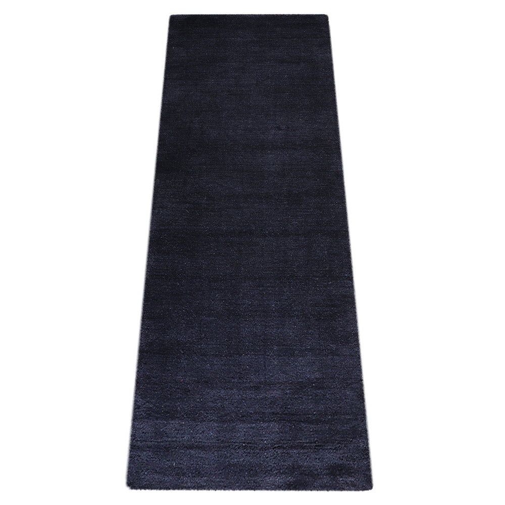 Solid Hand Knotted Silk Rug